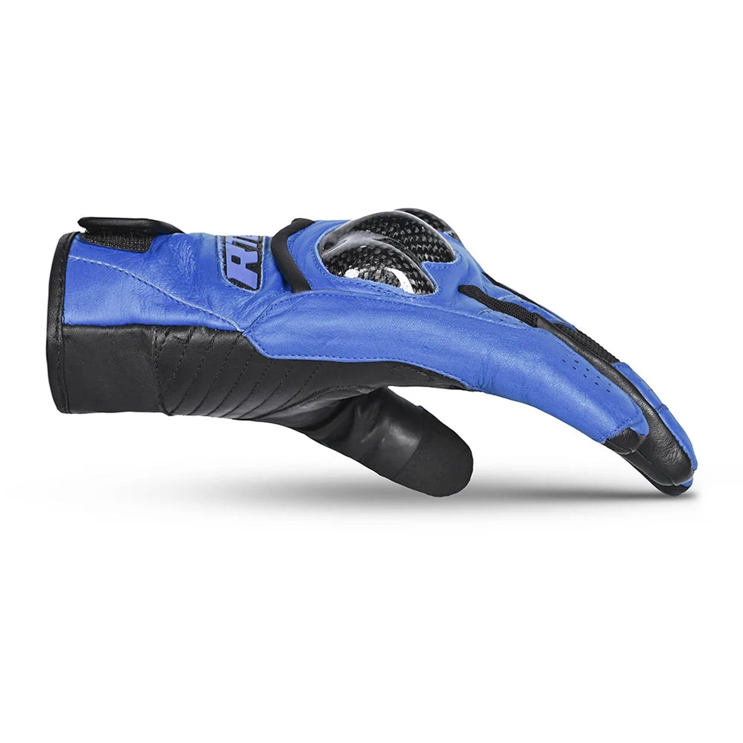 R-TECH FALCON Luvas De Moto Couro Verao Preto Azul – 5 – Maximomoto PT