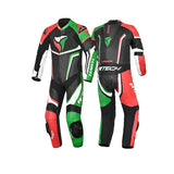 R-TECH HAWK 1 PC Moto Fatos Preto Vermelho Verde - Imagem dupla de ternos