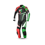 R-TECH HAWK 1 PC Moto Fatos Preto Vermelho Verde - imagem frontal do terno