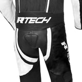 R-TECH HAWK MONO 1 PC Moto Fatos Preto Branco - Imagem inferior do terno