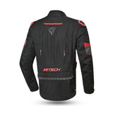 R-TECH KNIGHT RIDER 3EM1 Casacos De Moto Longa Preto Antracite Vermelho