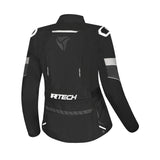 R-TECH KNIGHT RIDER 3 EM 1 Casacos De Moto Longa Senhora Preto Anthra Branco