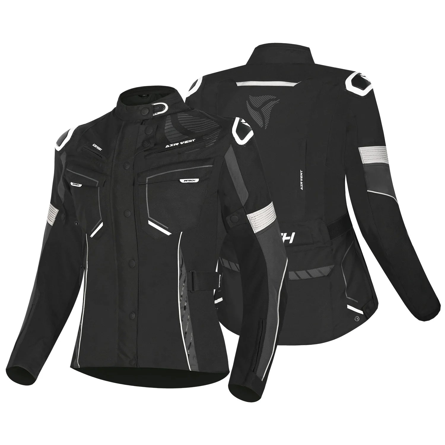 R-TECH KNIGHT RIDER 3 EM 1 Casacos De Moto Longa Senhora Preto Anthra Branco – 2 – Maximomoto PT
