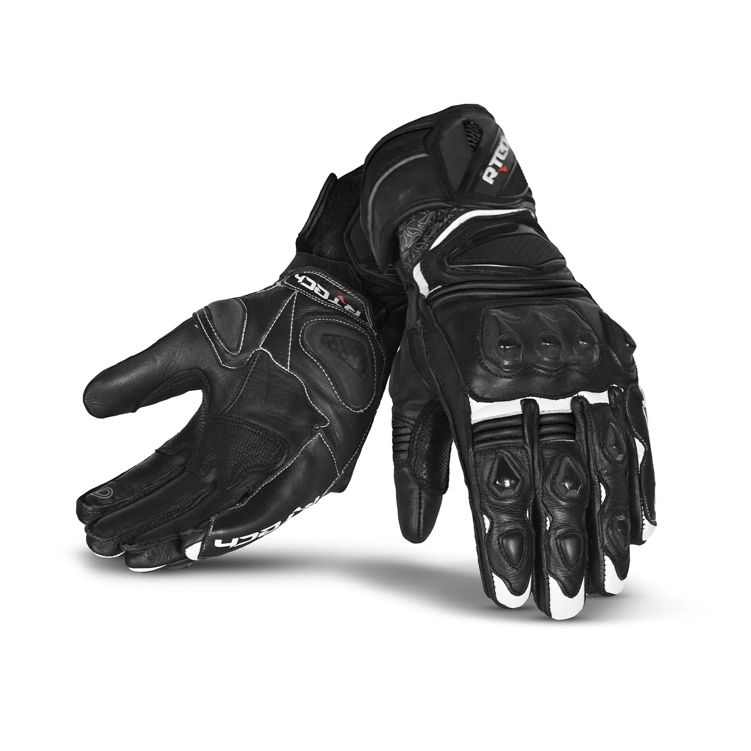 R-TECH ROBO Luvas De Moto Senhora Couro Preto – 1 – Maximomoto PT