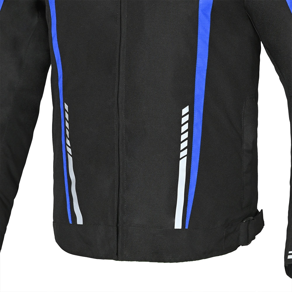 R-TECH MARSHAL Moto Casacos Preto Azul - Imagem central frontal da Casacos
