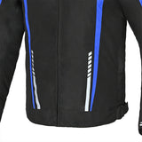 R-TECH MARSHAL Moto Casacos Preto Azul - Imagem central frontal da Casacos