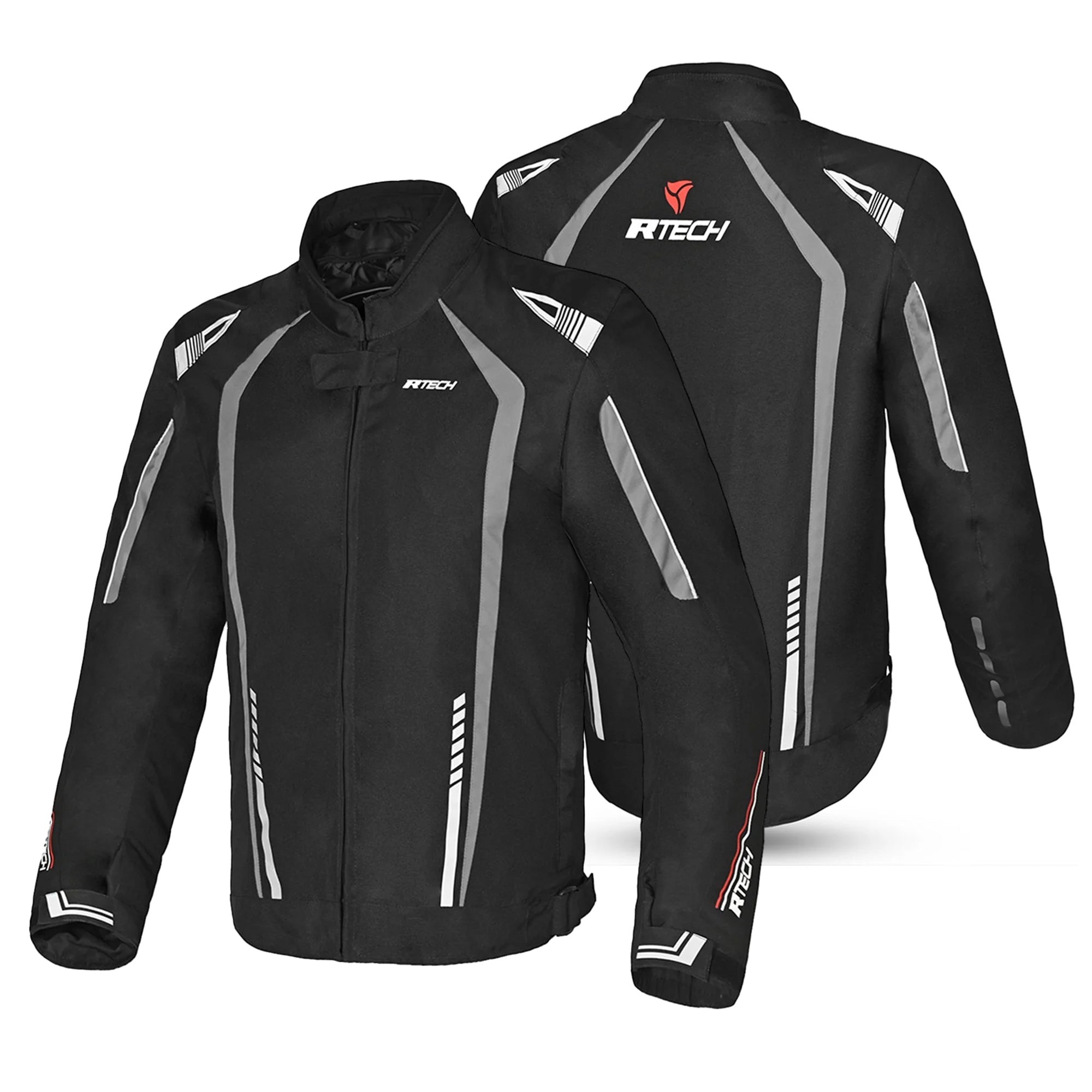 R-TECH MARSHAL Moto Homem Textil Casacos Preto Cinza – 2 – Maximomoto PT