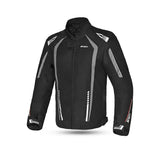 R-TECH MARSHAL Moto Casacos Preto Cinza - Imagem frontal da Casacos 