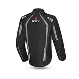 R-TECH MARSHAL Moto Casacos Preto Cinza - Imagem traseira da ja Casacos