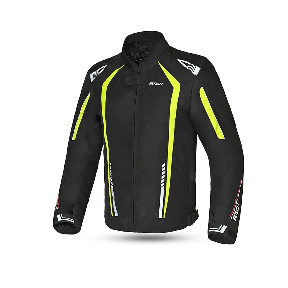 R-TECH MARSHAL Moto Casacos Preto Fluorescente - Imagem frontal da Casacos 