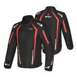 R-TECH MARSHAL Casacos De Moto Homem Textil Preto Vermelho