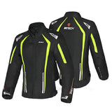 R-TECH MARSHAL Women's Motorcycle Jackets Black Fluorescent Yellow