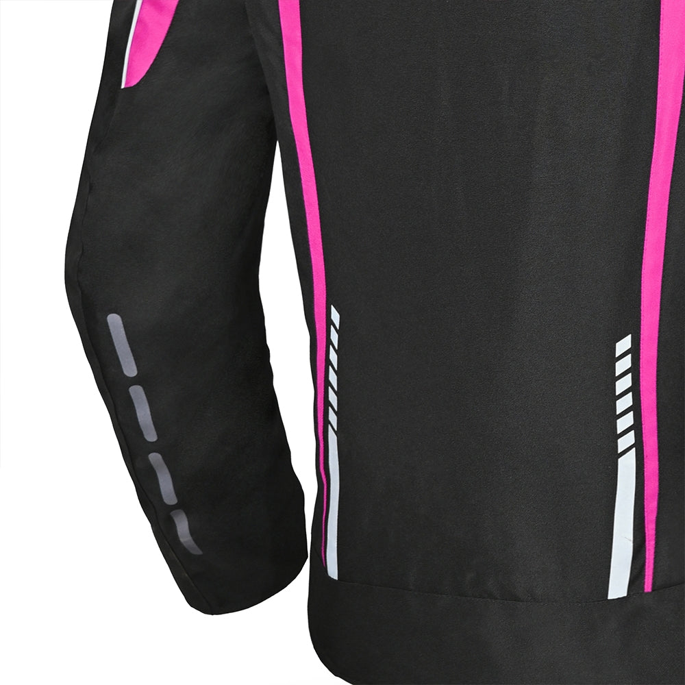 R-TECH MARSHAL Moto Senhora Textil Casacos Preto Rosa – 8 – Maximomoto PT