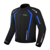 R-TECH MARSHAL Men's Motorcycle Textile Jackets Black Blue