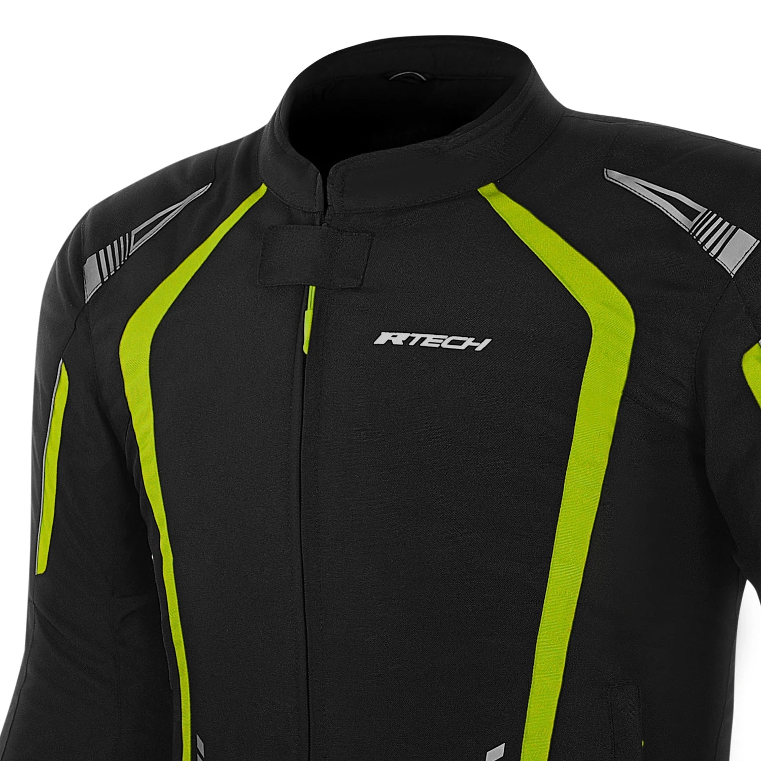 R-TECH MARSHAL Men's Motorcycle Textile Jackets Black Fluorescent Yellow – 4 – Maximomoto PT