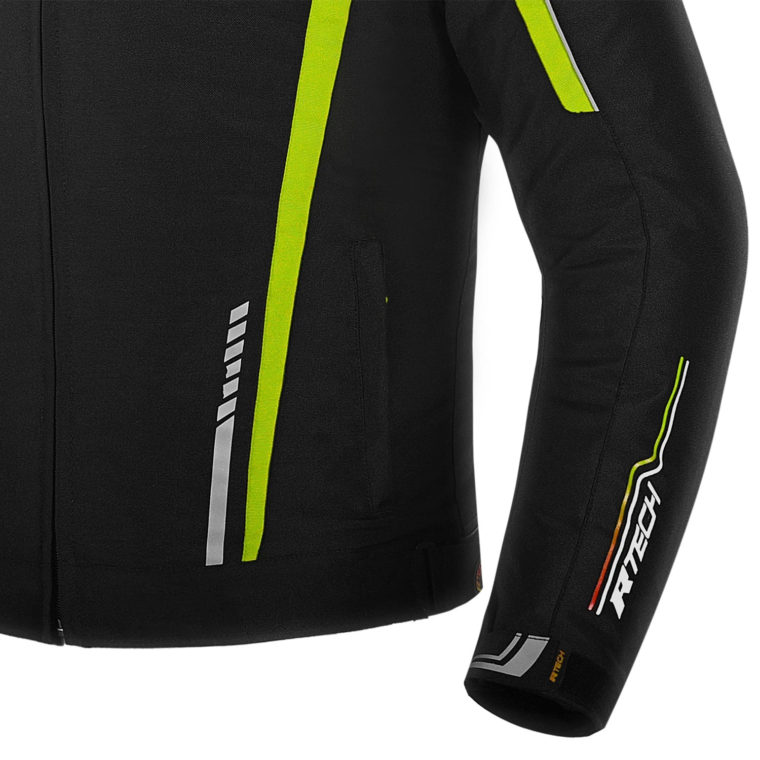 R-TECH MARSHAL Men's Motorcycle Textile Jackets Black Fluorescent Yellow – 7 – Maximomoto PT