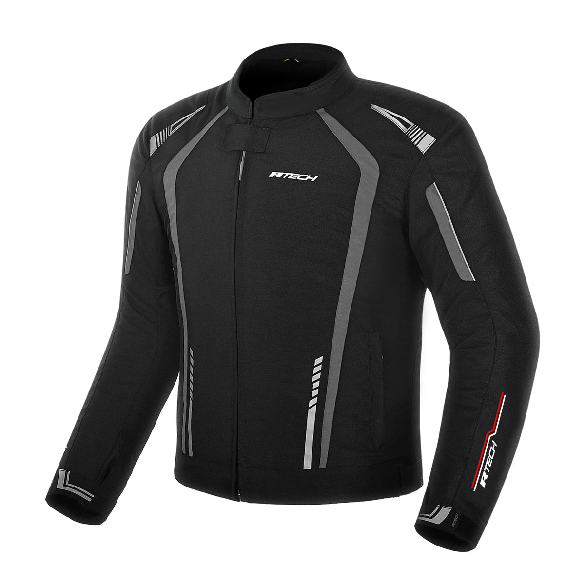 R-TECH MARSHAL CASACOS DE MOTO HOMEM TEXTIL PRETO CINZA