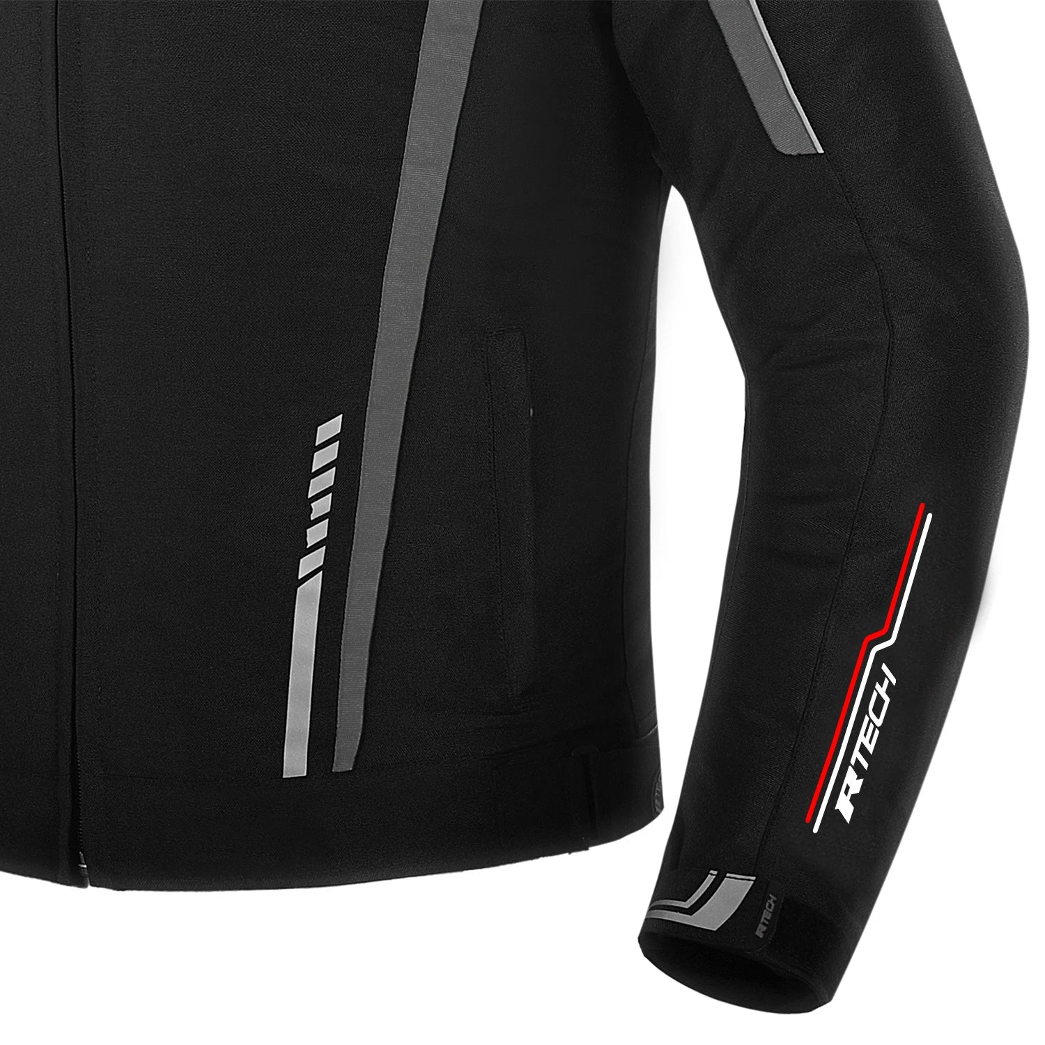R-TECH MARSHAL CASACOS DE MOTO HOMEM TEXTIL PRETO CINZA – 7 – Maximomoto PT