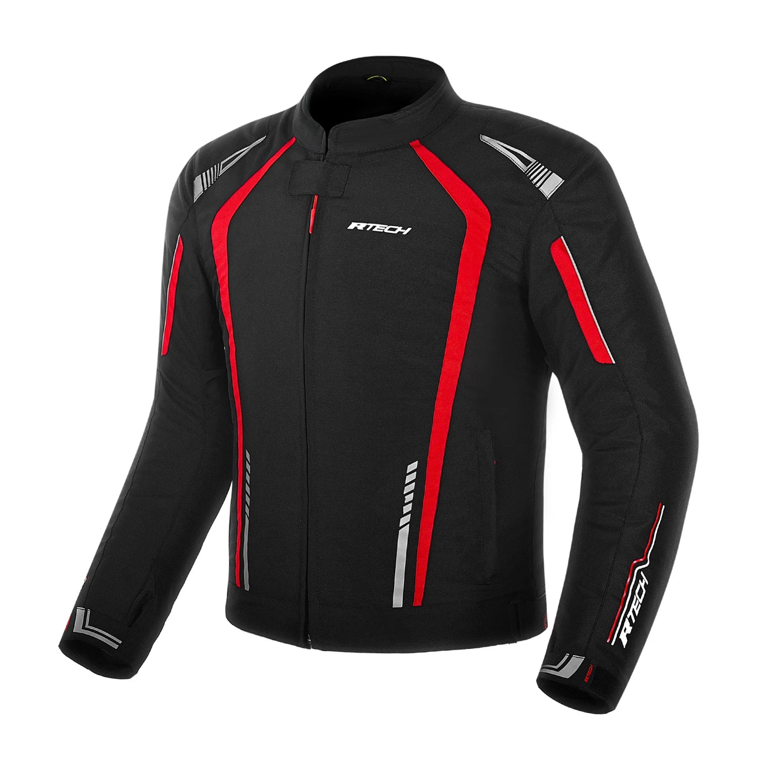 R-TECH MARSHAL Men's Motorcycle Textile Jackets Black Red – 1 – Maximomoto PT