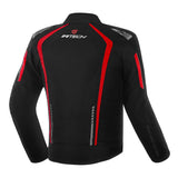 R-TECH MARSHAL Men's Motorcycle Textile Jackets Black Red