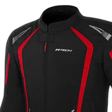 R-TECH MARSHAL Men's Motorcycle Textile Jackets Black Red