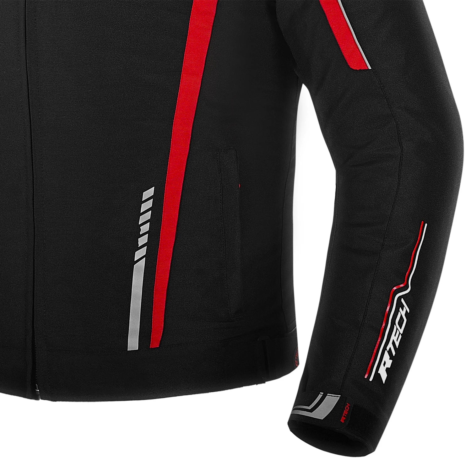 R-TECH MARSHAL Men's Motorcycle Textile Jackets Black Red – 7 – Maximomoto PT
