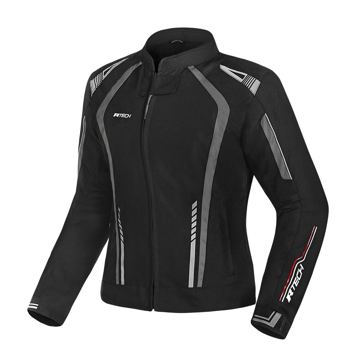 R-TECH MARSHAL Casacos De Moto Senhora Textil Preto Cinza