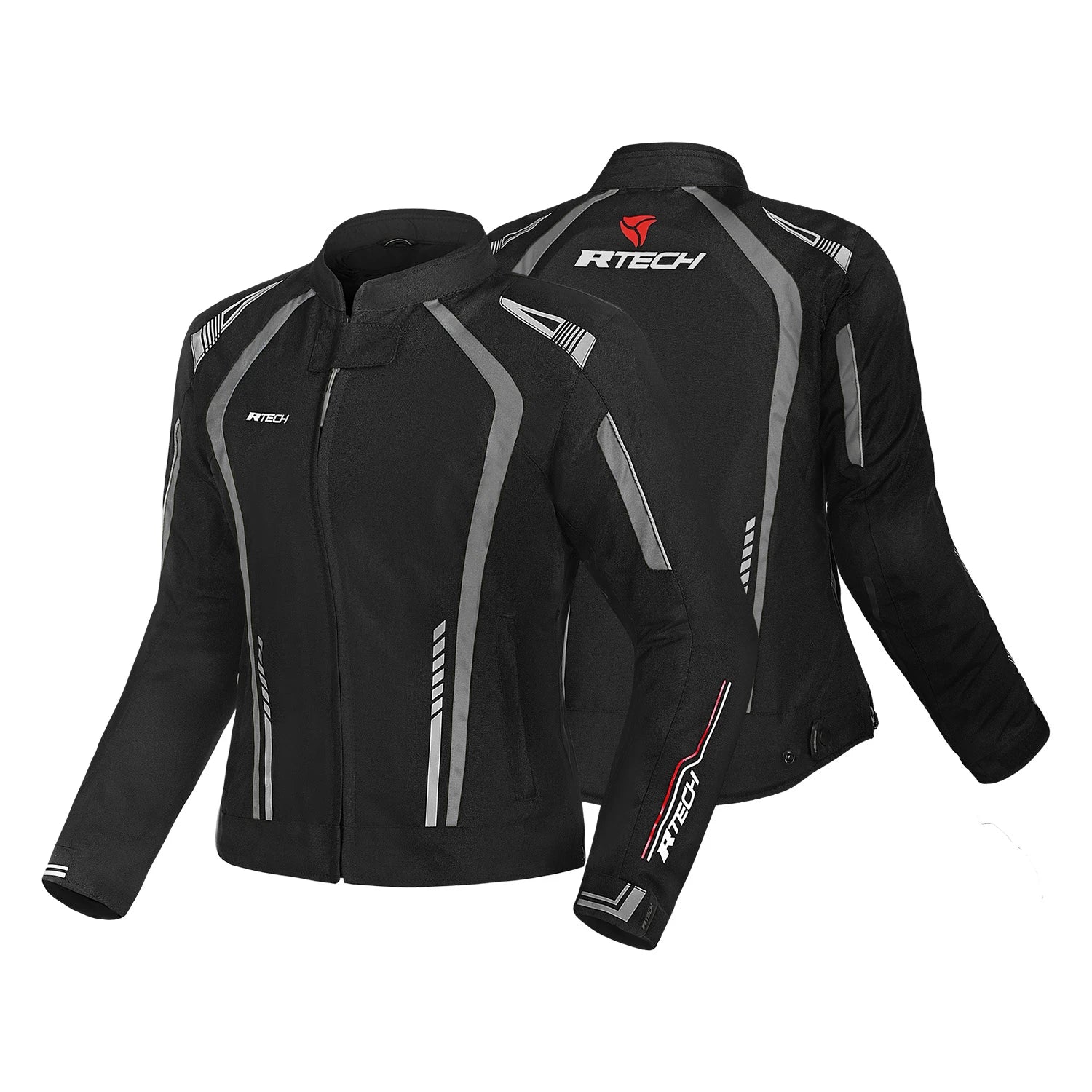 R-TECH MARSHAL Casacos De Moto Senhora Textil Preto Cinza – 2 – Maximomoto PT