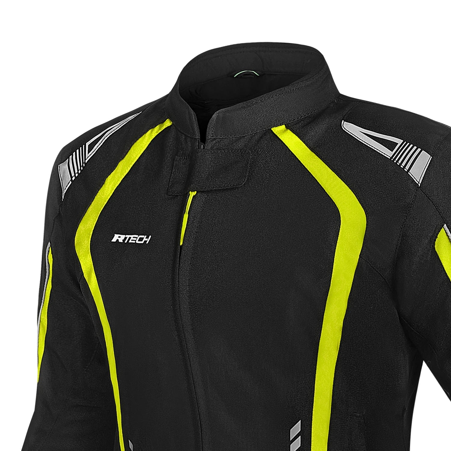 R-TECH MARSHAL Women's Motorcycle Jackets Black Fluorescent Yellow – 4 – Maximomoto PT