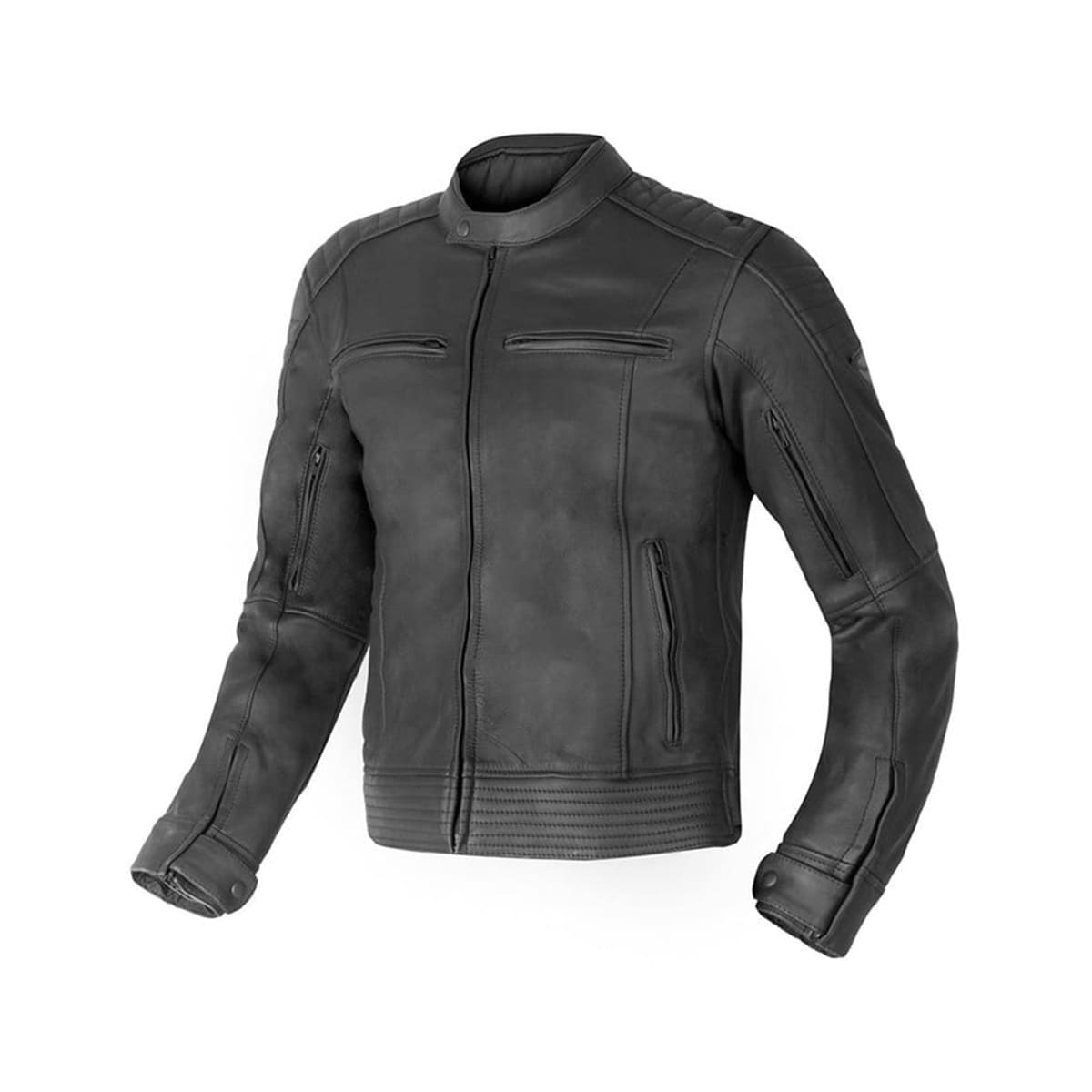 R-TECH PASSION Black Leather Motorcycle Jackets – 1 – Maximomoto PT