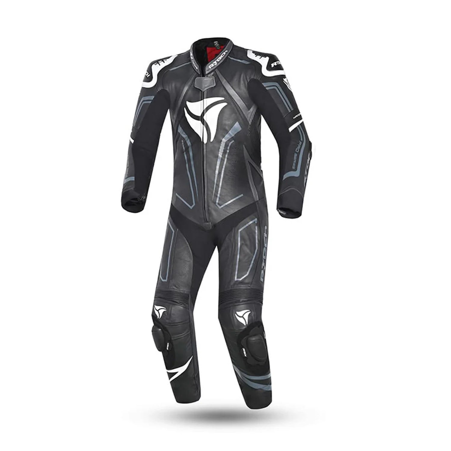 R-TECH RISING STAR 1 PC  Fatos De Moto Homem Preto Branco – 1 – Maximomoto PT