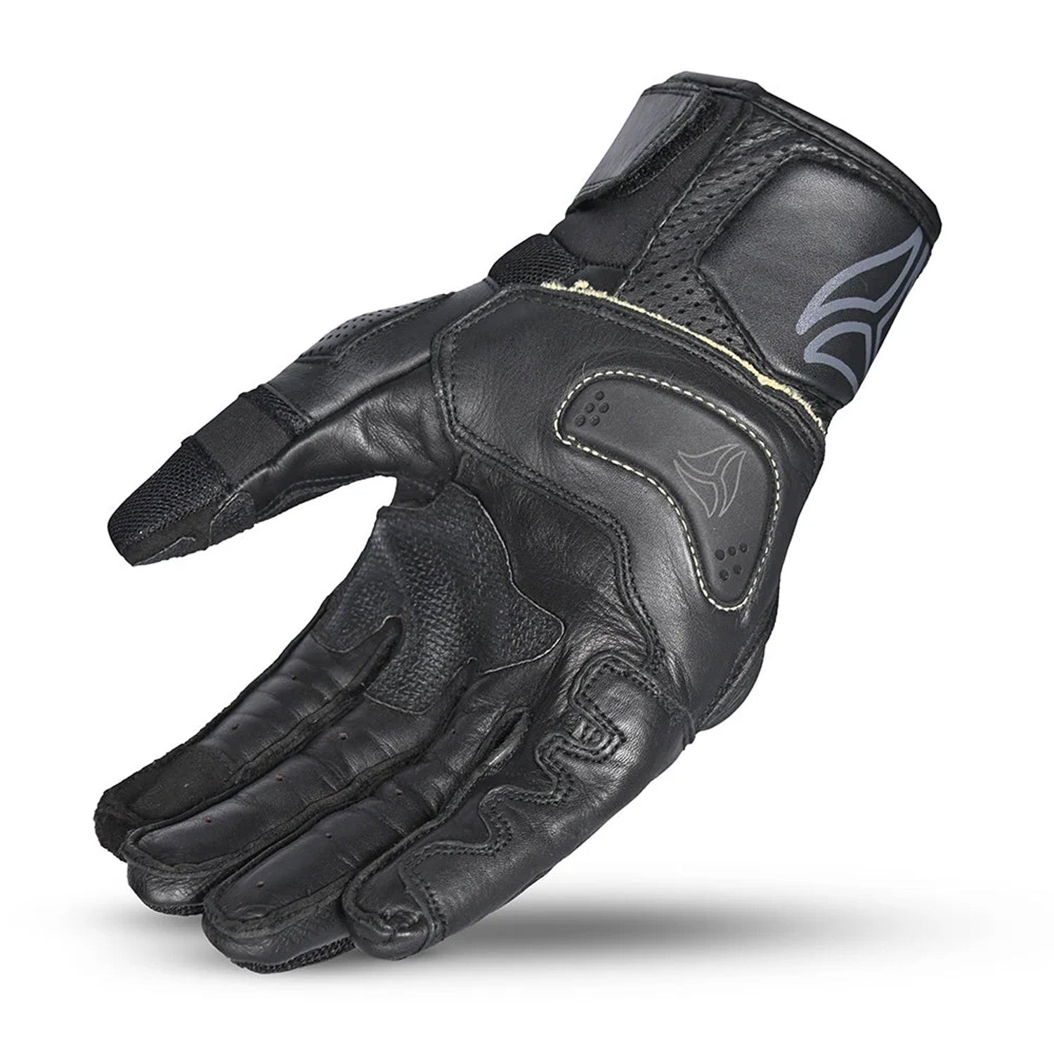 R-TECH ROCCO Luvas De Moto Couro Preto Vermelho – 3 – Maximomoto PT