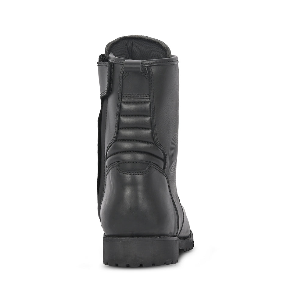 R-TECH ROYAL WP Moto Couro Botas Preto - Imagem do verso de Boots