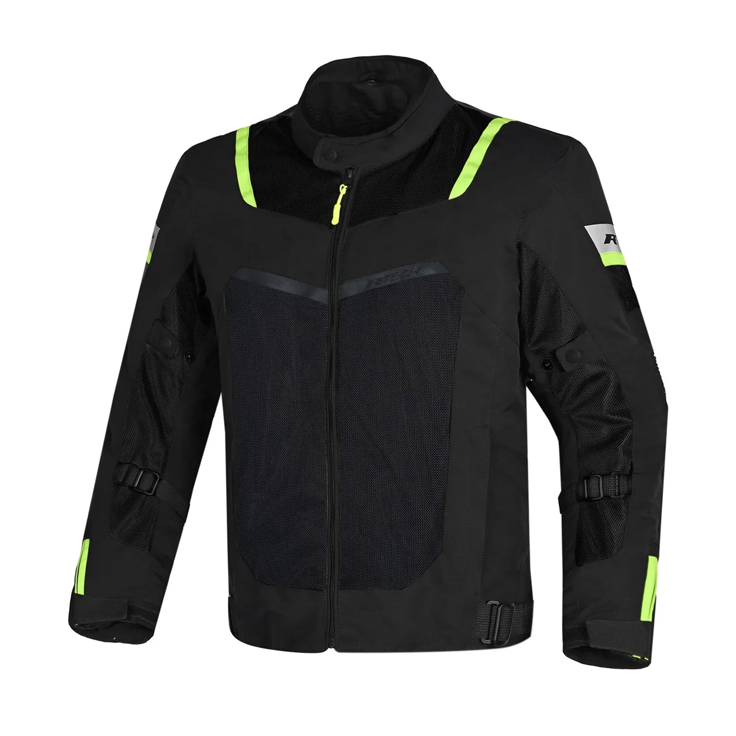 R-TECH SPIRAL MESH Moto Casacos Amarelo Preto Vermelho Fluorescente – 1 – Maximomoto PT