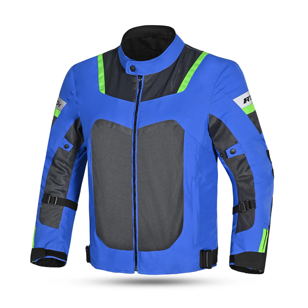 R-TECH SPIRAL MESH Motorcycle Jackets Blue Gray Green