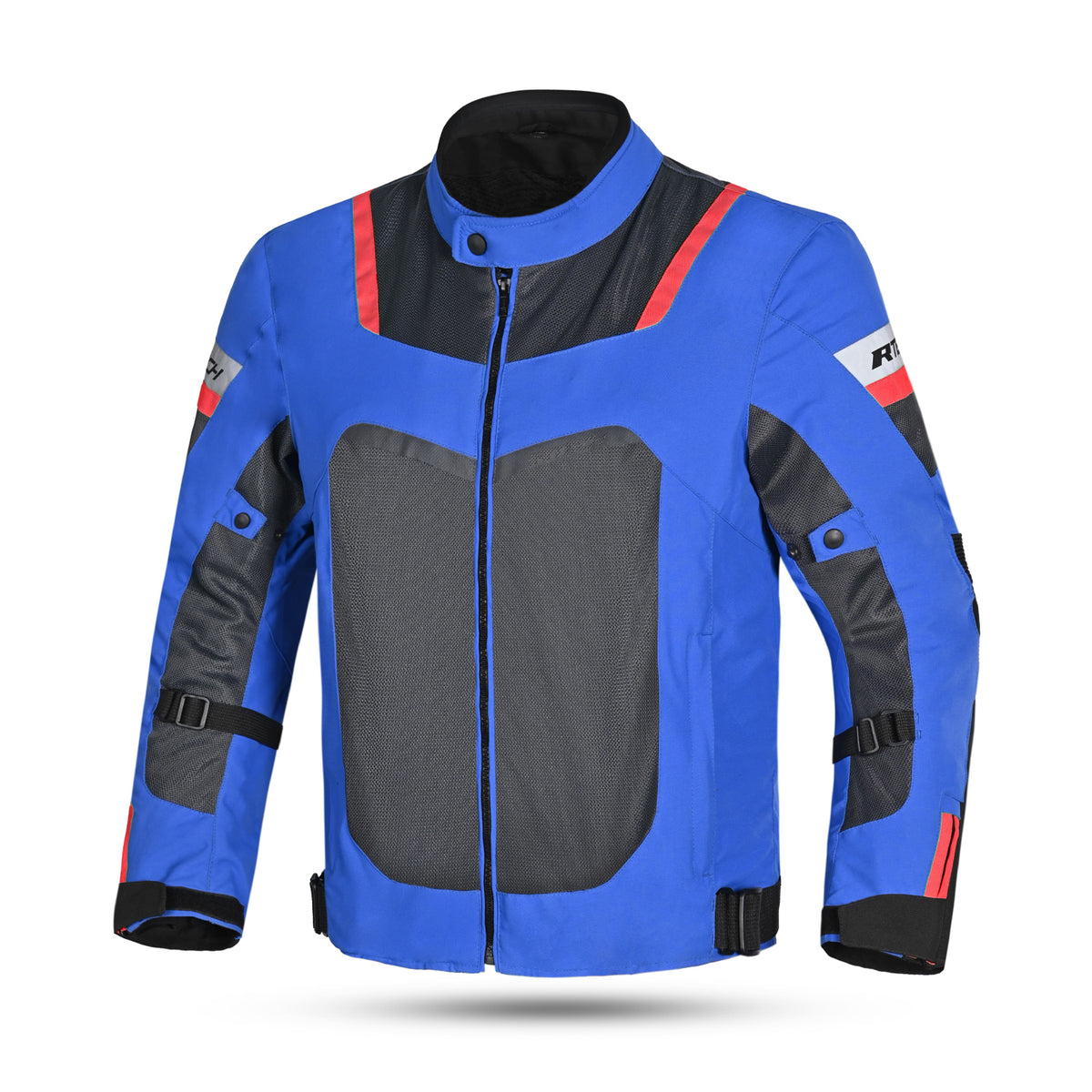 R-TECH SPIRAL MESH Motorcycle Jackets Blue Gray Red