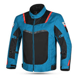 R-TECH SPIRAL MESH Moto Casacos Azul Claro Preto Vermelho- Imagem frontal da Casacos 