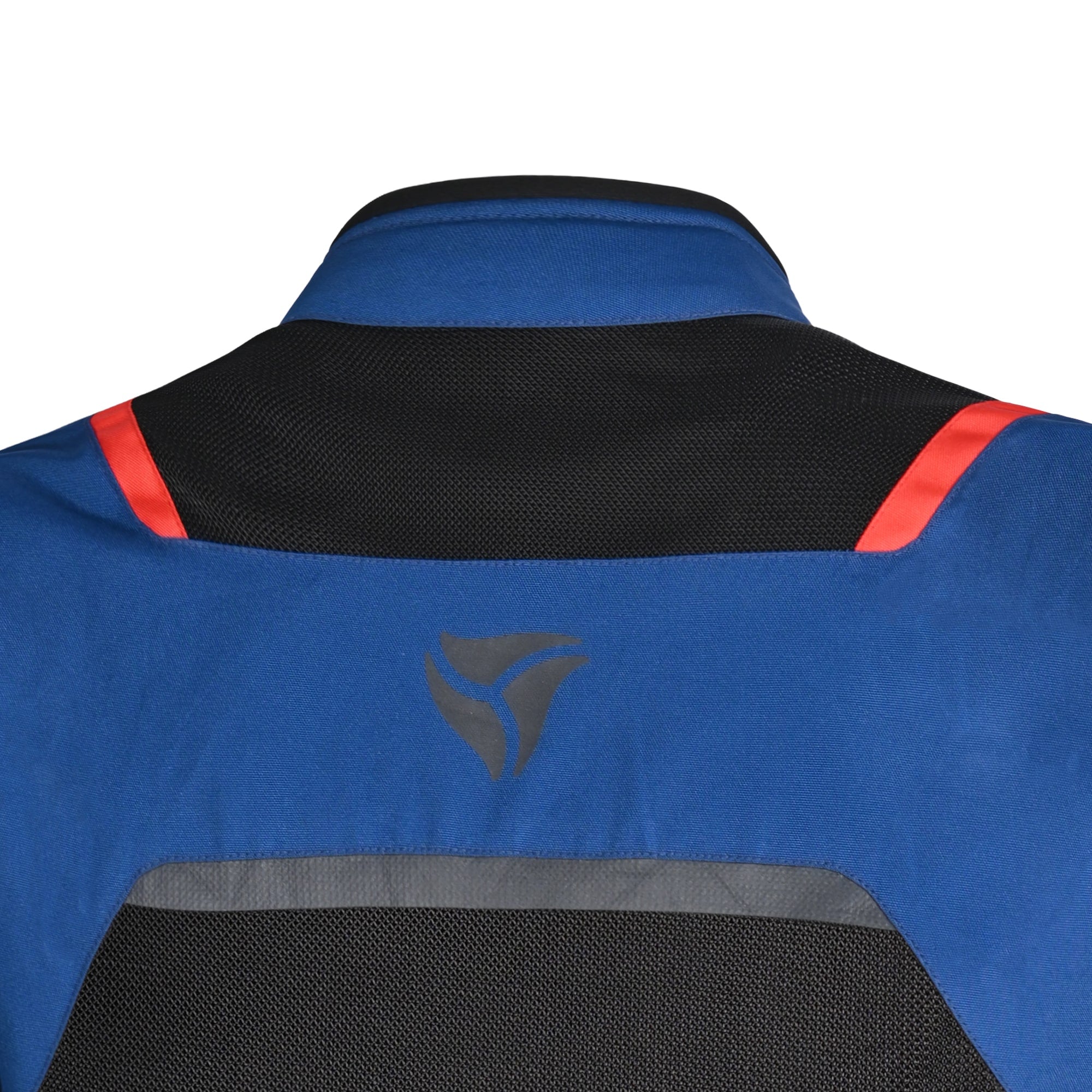 R-TECH SPIRAL MESH Moto Casacos Azul Preto Vermelho - Imagem parte superior costas Casacos