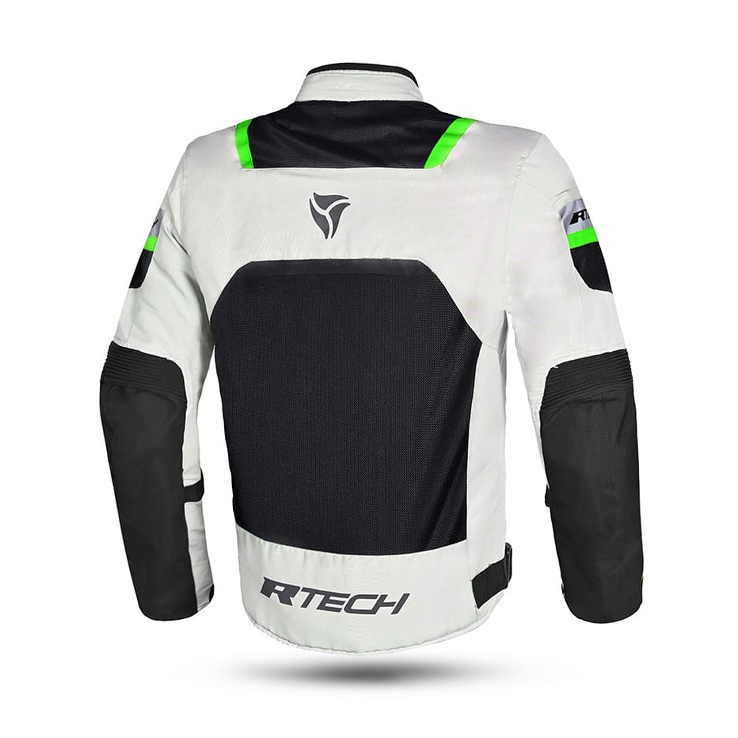 R-TECH SPIRAL MESH Casacos De Moto Textil Cinza Frio Preto Verde Fluor – 3 – Maximomoto PT