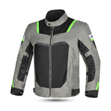 R-TECH SPIRAL MESH Moto Casacos Gelo Cinza Amarela Fluorescente