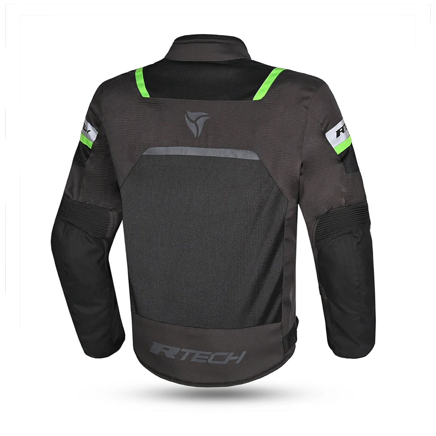 R-TECH SPIRAL MESH Casacos De Moto Textil Lama Preto Verde – 2 – Maximomoto PT