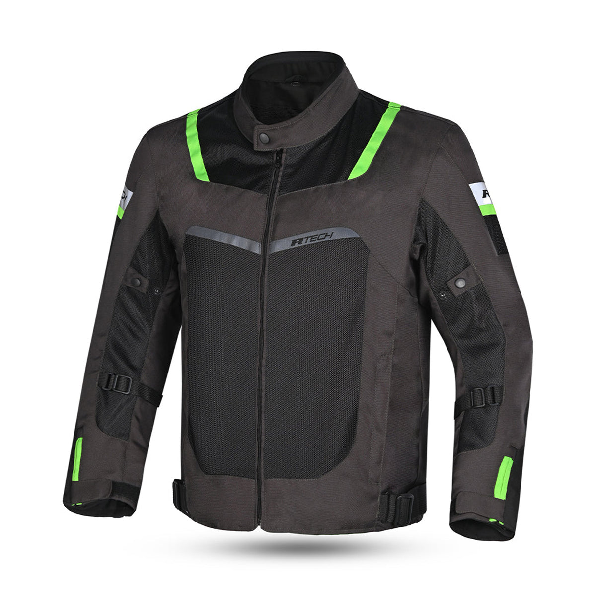 R-TECH SPIRAL MESH Casacos De Moto Textil Lama Preto Verde