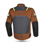R-TECH SPIRAL MESH Motorcycle Jackets Brown Gray Yellow Fluorescent