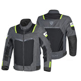 R-TECH SPIRAL MESH Casacos De Moto Textil Preto Antracite Amarelo Fluor