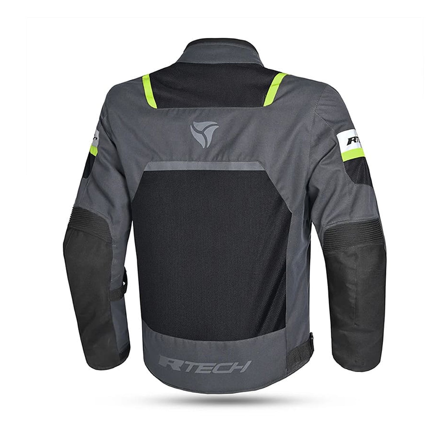 R-TECH SPIRAL MESH Casacos De Moto Textil Preto Antracite Amarelo Fluor – 3 – Maximomoto PT