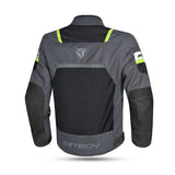 R-TECH SPIRAL MESH Casacos De Moto Textil Preto Antracite Amarelo Fluor