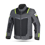 R-TECH SPIRAL MESH Casacos De Moto Textil Preto Antracite Amarelo Fluor