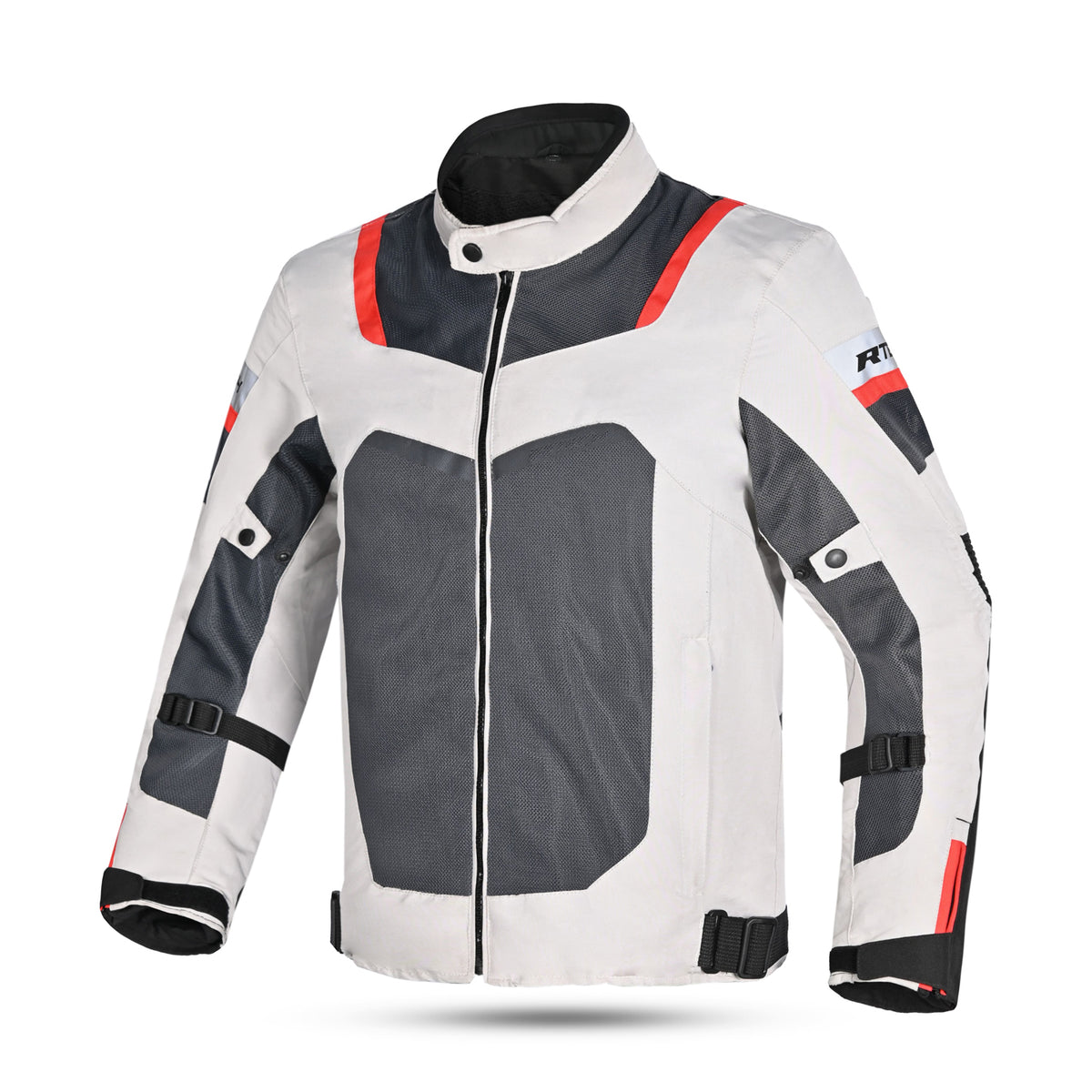 R-TECH SPIRAL MESH Motorcycle Jackets - Black, White, Gray, Red