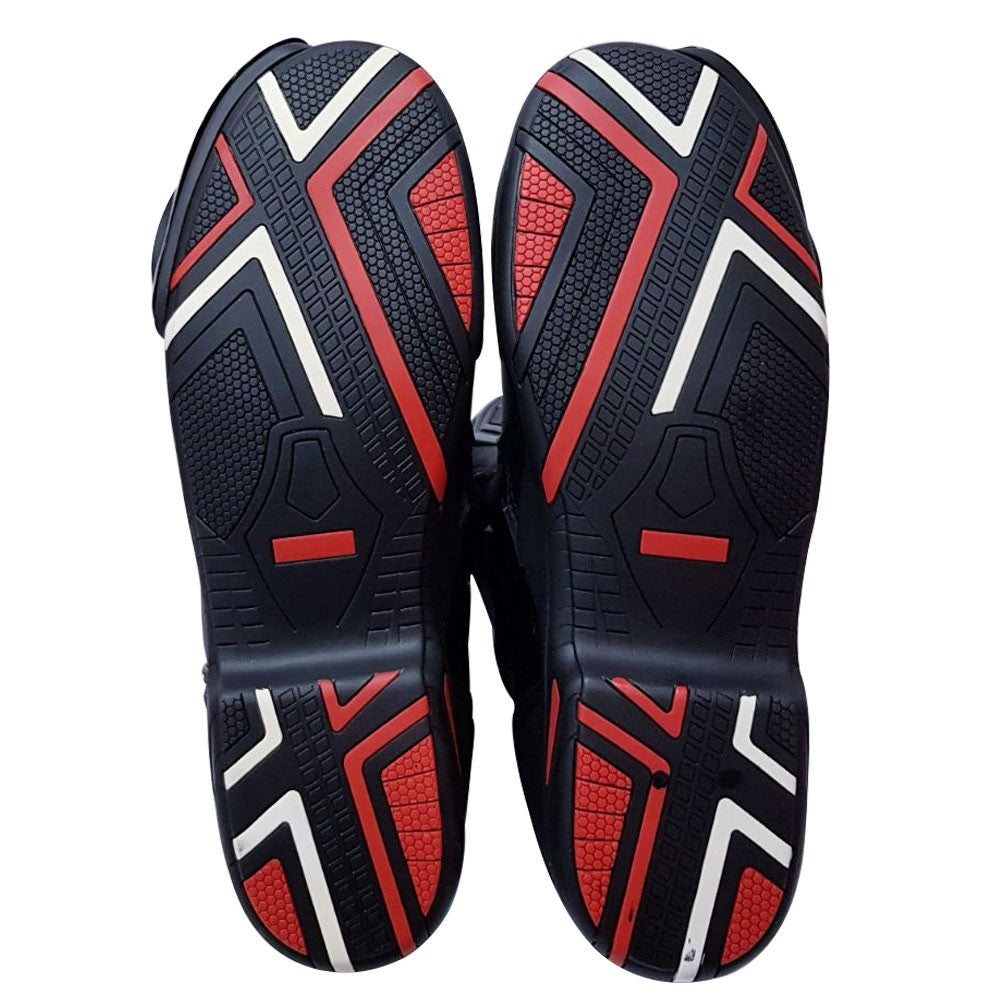 R-TECH TORNADO WP White Leather Motorcycle Boots – 4 – Maximomoto PT