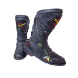 R-TECH TORNADO WP Motorcycle Leather Boots Black